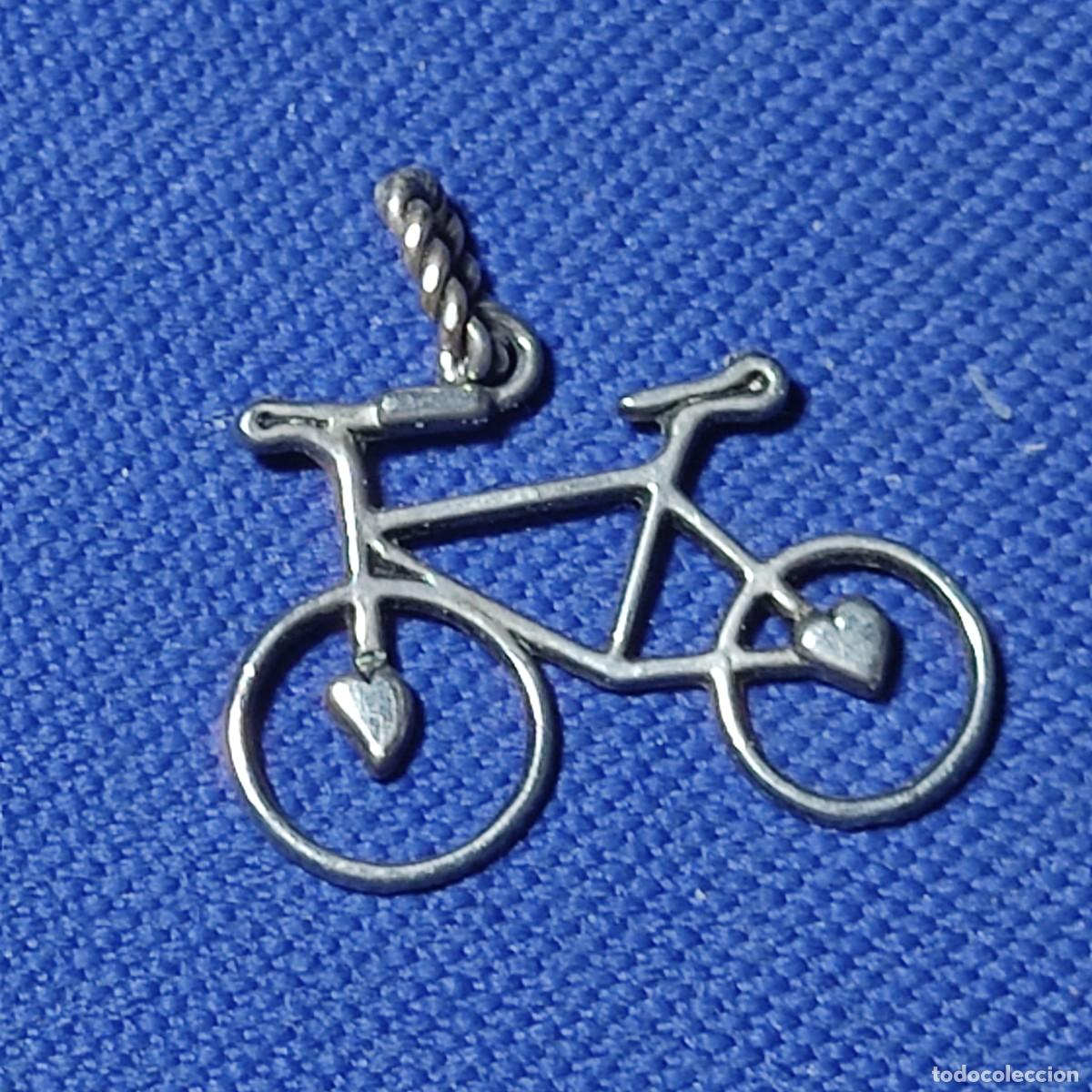 Joyeria: Colgante bicicleta de carreras.Vintage. - Foto 4