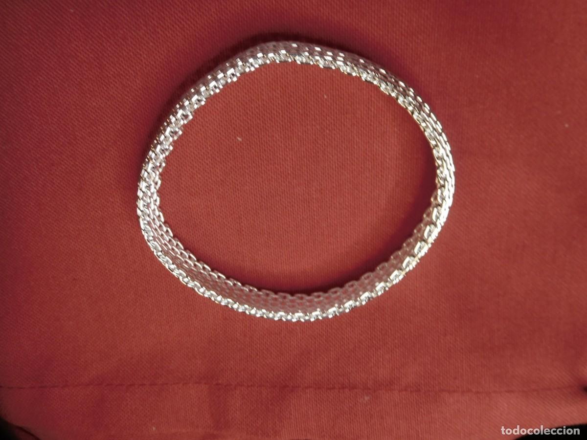 Joyeria: Pulsera de plata de ley 925 con mucho bfillo