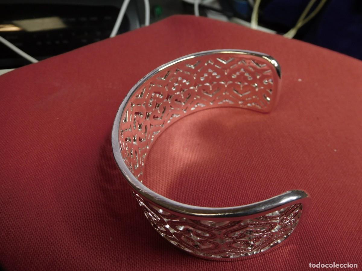 Joyeria: Pulsera de plata, ley 925, con filigrana perforada - Foto 2