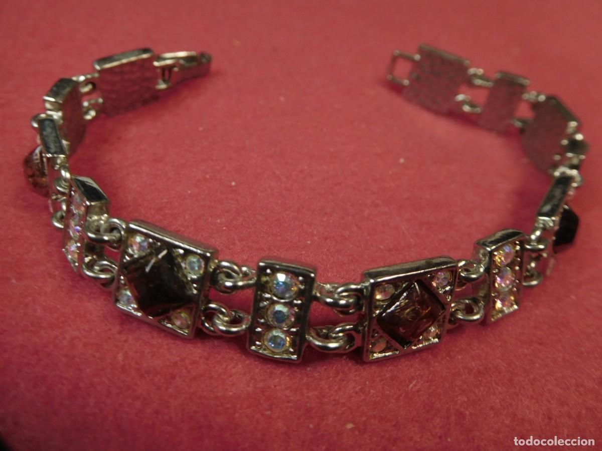 Joyeria: Pulsera de circonitas y cristal