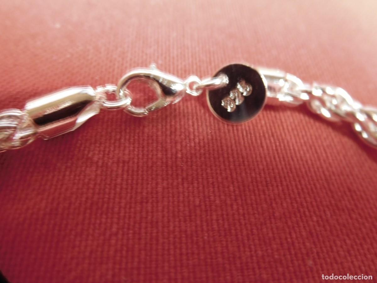 Joyeria: Pulsera de plata, ley 925, en forma de cord&oacute;n - Foto 2