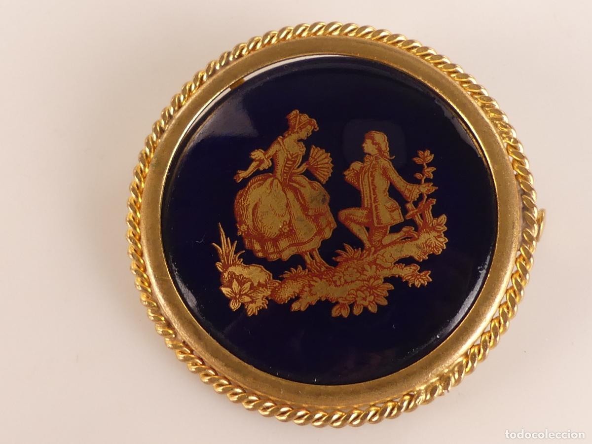 Joyeria: BROCHE DE PORCELANA DE LIMOGES - Foto 2