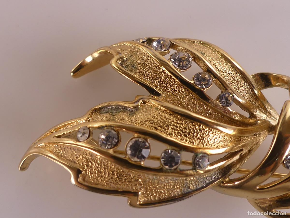Joyeria: BONITO BROCHE DORADO Y PIEDRAS - Foto 4