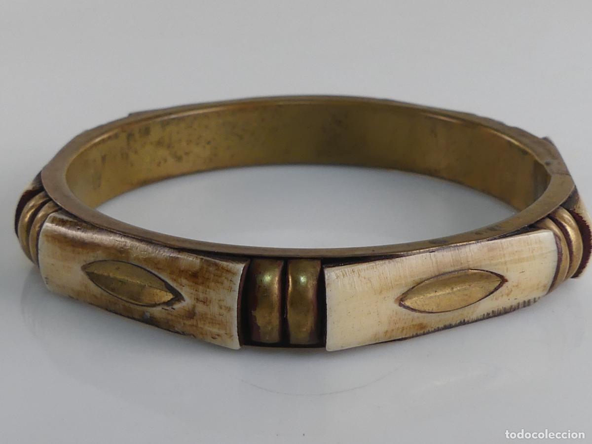 Joyeria: PULSERA DE LATON Y HUESO - Foto 3