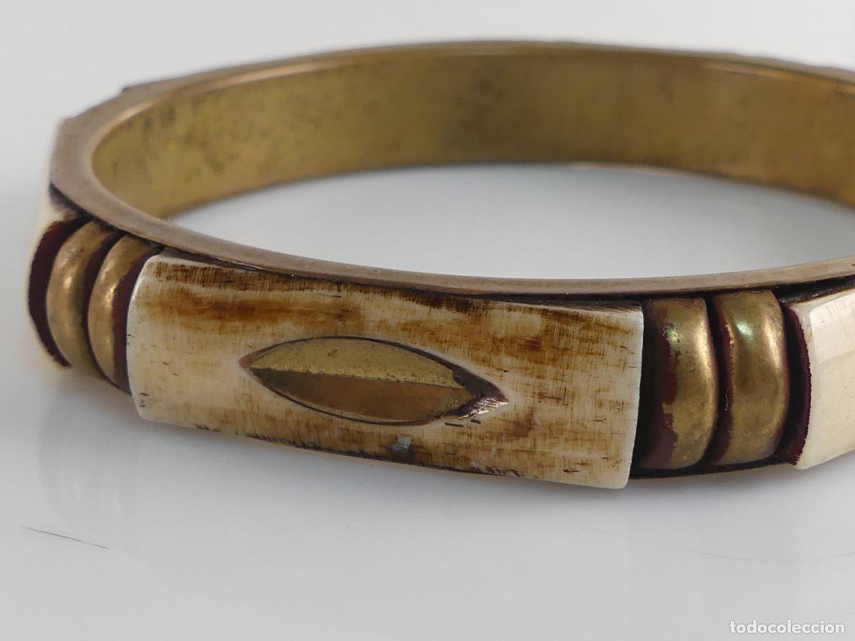 Joyeria: PULSERA DE LATON Y HUESO - Foto 4