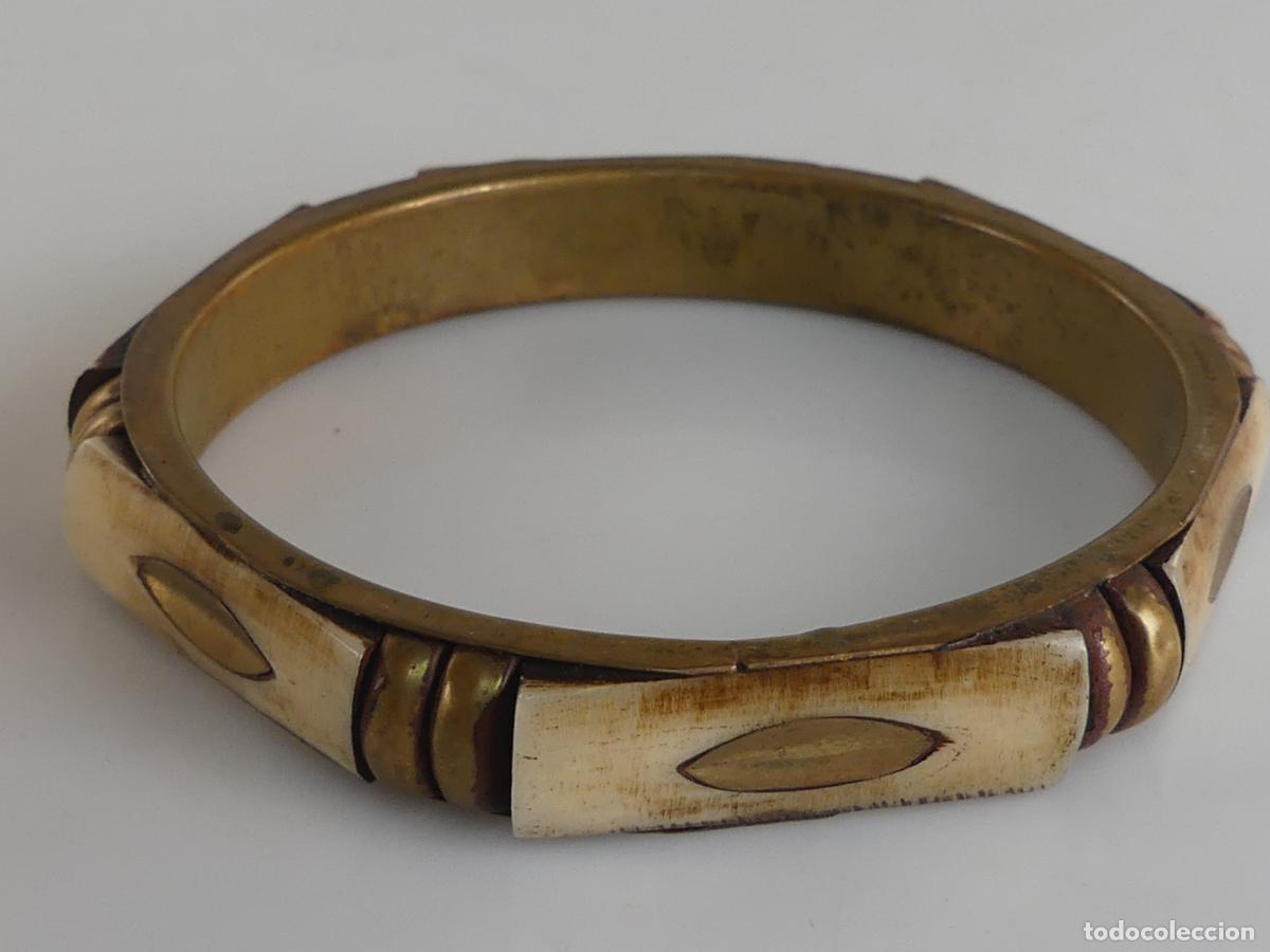 Joyeria: PULSERA DE LATON Y HUESO - Foto 6