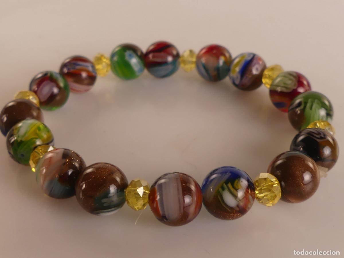 Joyeria: PULSERA DE BOLAS DE CRISTAL DE MURANO - Foto 6
