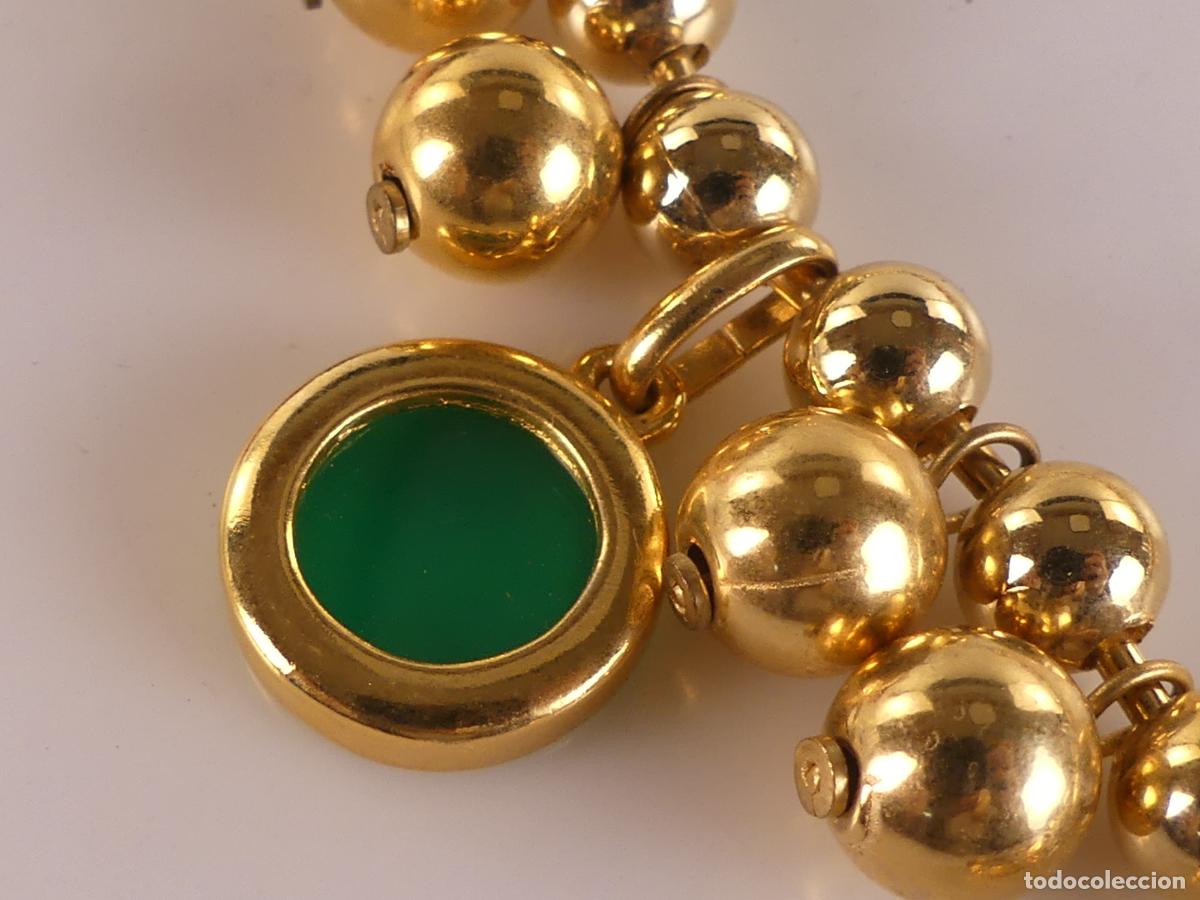 Joyeria: BONITO COLLAR DORADO Y PIEDRAS MARCA LERITZ - Foto 7
