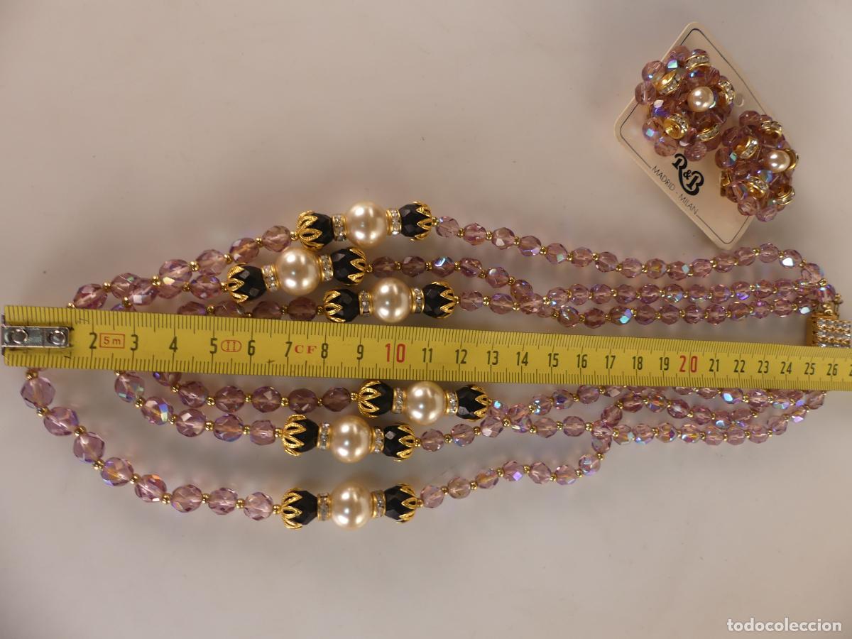 Joyeria: JUEGO DE COLLAR Y PENDIENTES MARCA R & B - Foto 9
