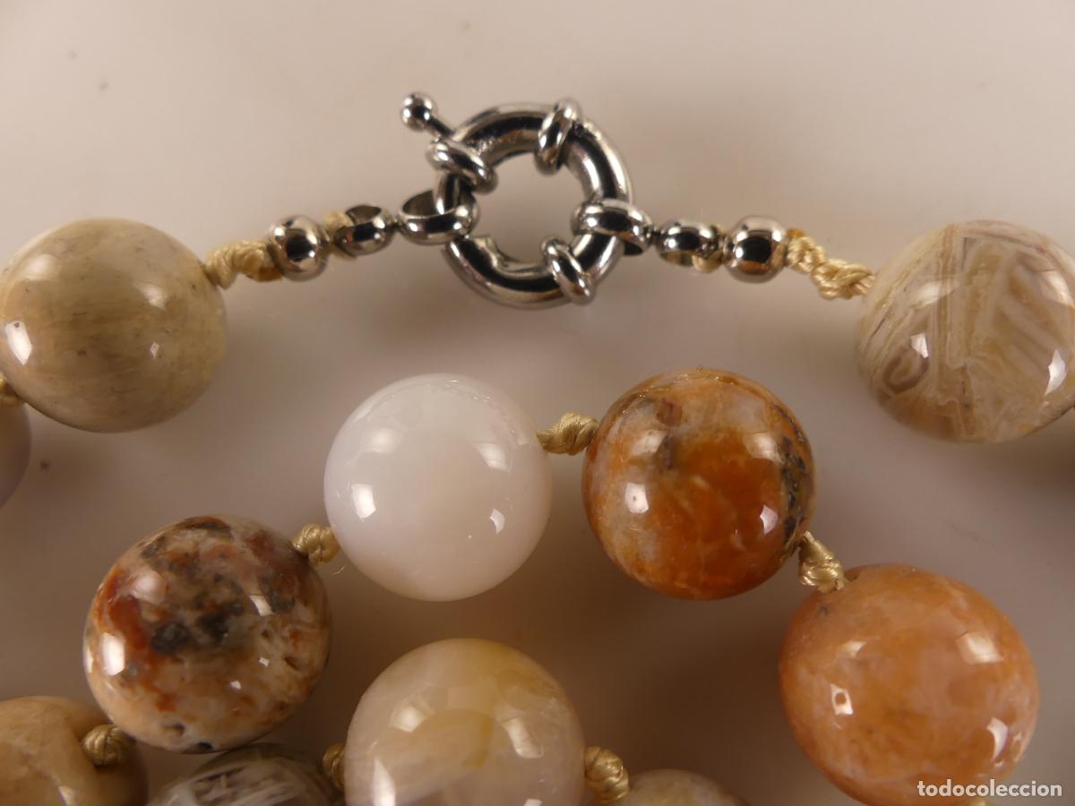 Joyeria: COLLAR DE BOLLAS DE PIEDRAS - Foto 3