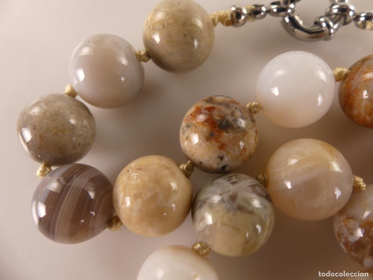 Joyeria: COLLAR DE BOLLAS DE PIEDRAS - Foto 4