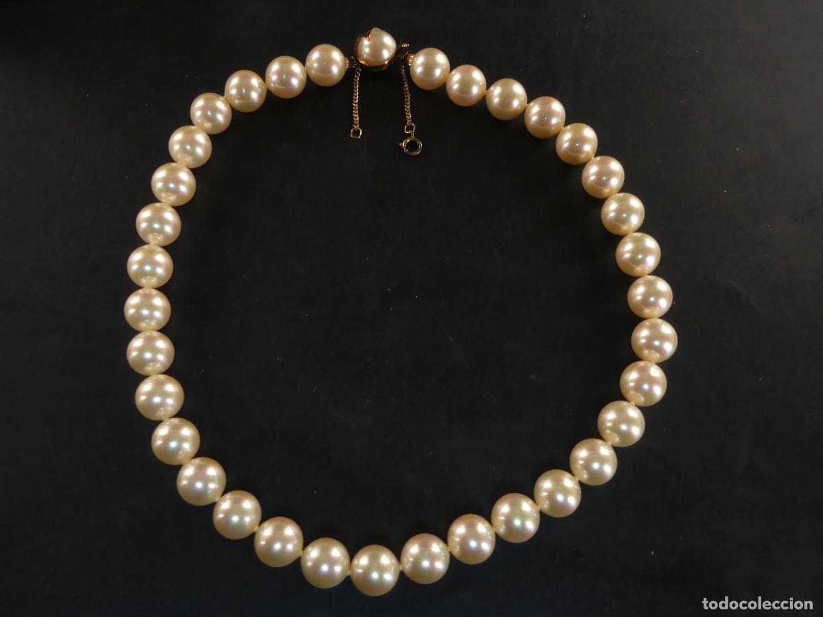 Joyeria: BONITO COLLAR DE PERLAS MAJORICA CIERRE DE PLATA - Foto 3