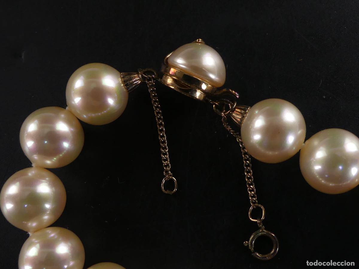 Joyeria: BONITO COLLAR DE PERLAS MAJORICA CIERRE DE PLATA - Foto 6