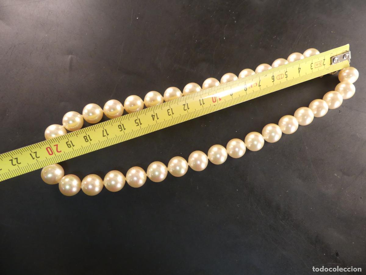 Joyeria: BONITO COLLAR DE PERLAS MAJORICA CIERRE DE PLATA - Foto 9