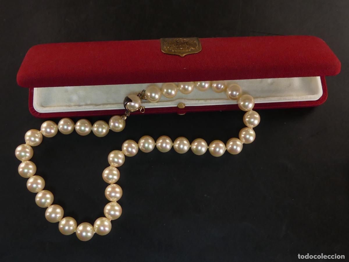 Schmuck: BONITO COLLAR DE PERLAS MAJORICA CIERRE DE PLATA