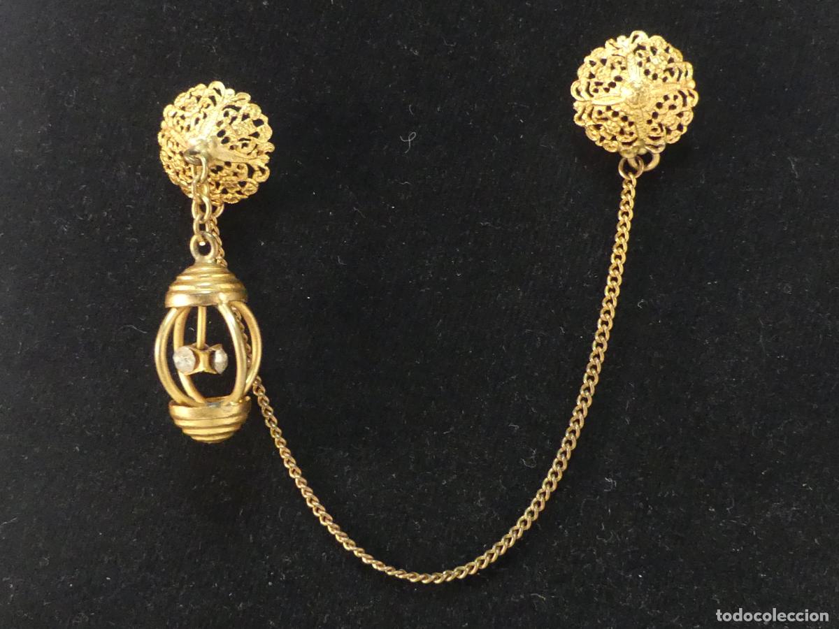 Joaillerie: INTERESANTE BROCHE COLOR DORADO