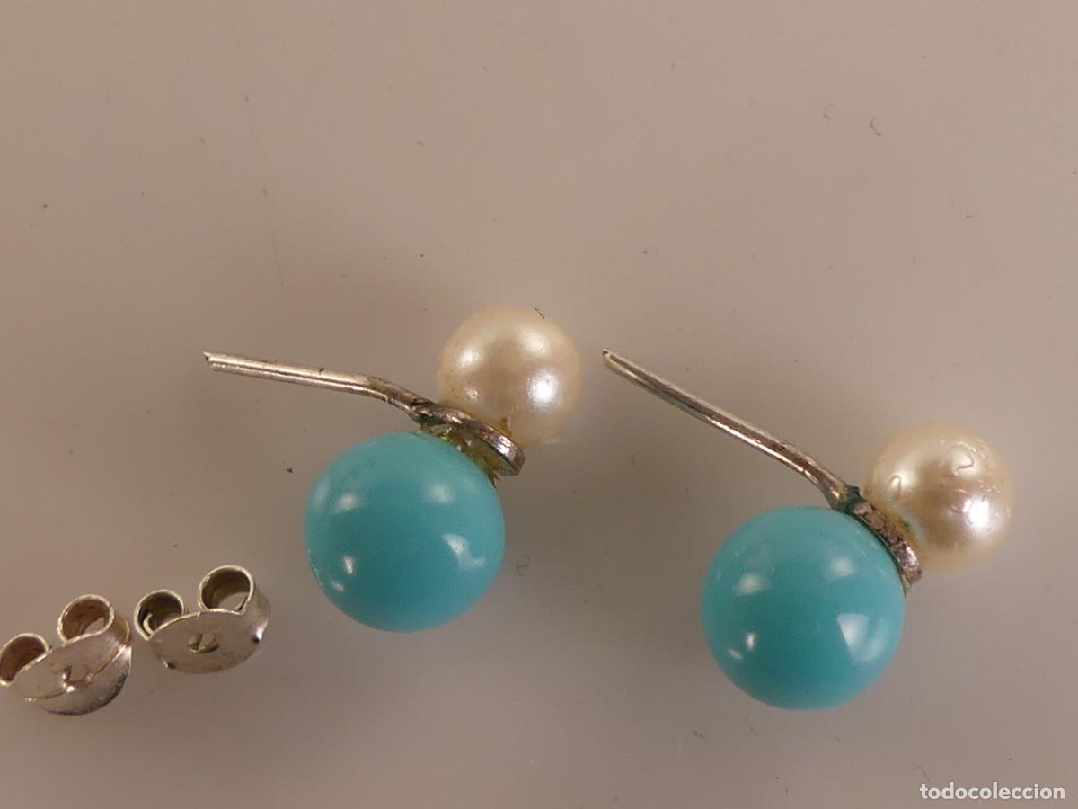 Joyeria: PENDIENTES DE PLATA DE LEY Y PERLAS - Foto 4
