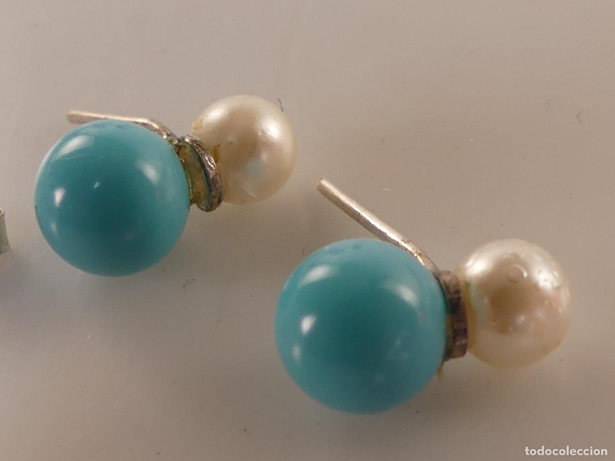 Joyeria: PENDIENTES DE PLATA DE LEY Y PERLAS - Foto 5