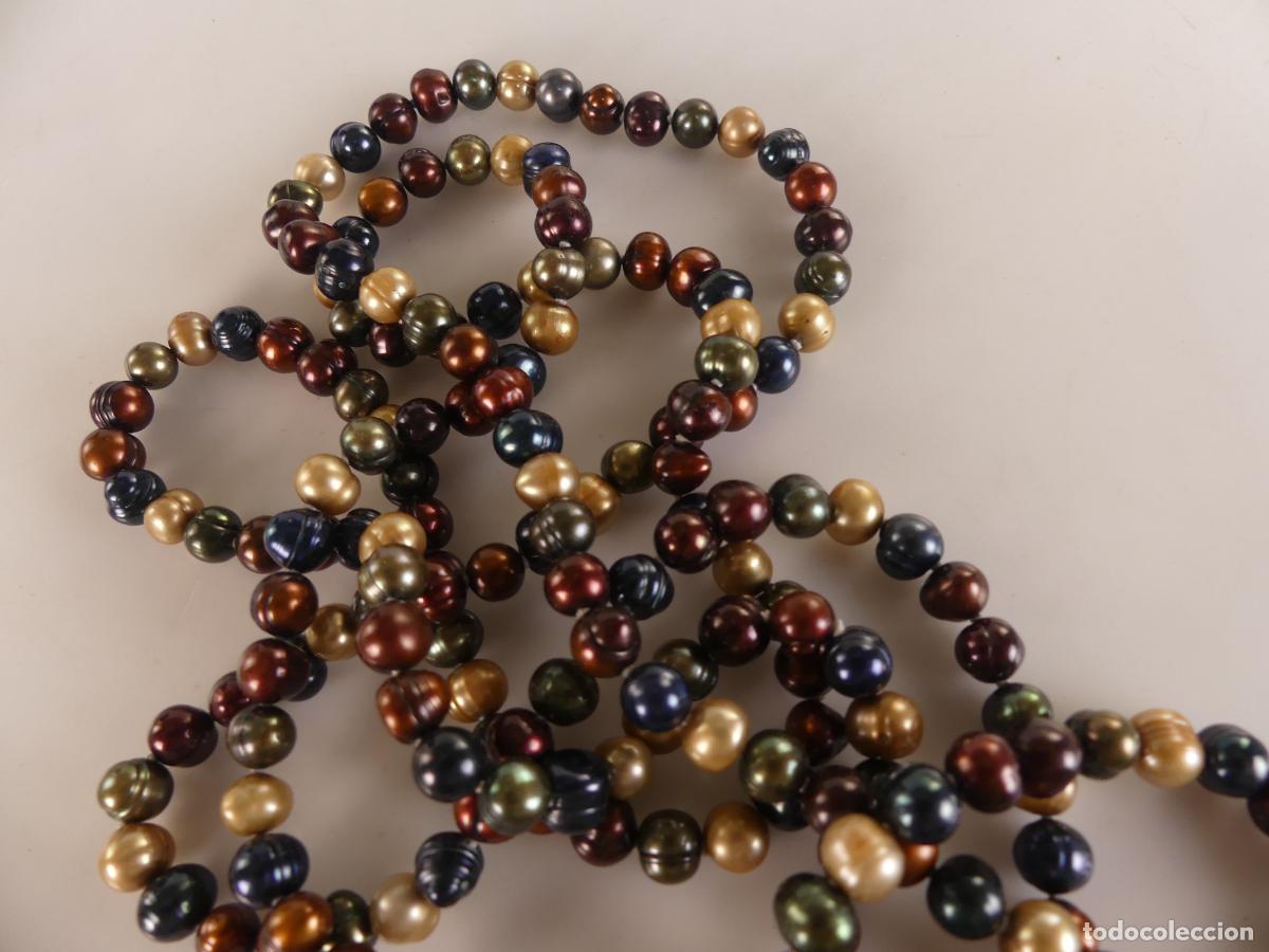 Joaillerie: COLLAR DE PERLAS CULTIVADAS DE VARIOS COLORES