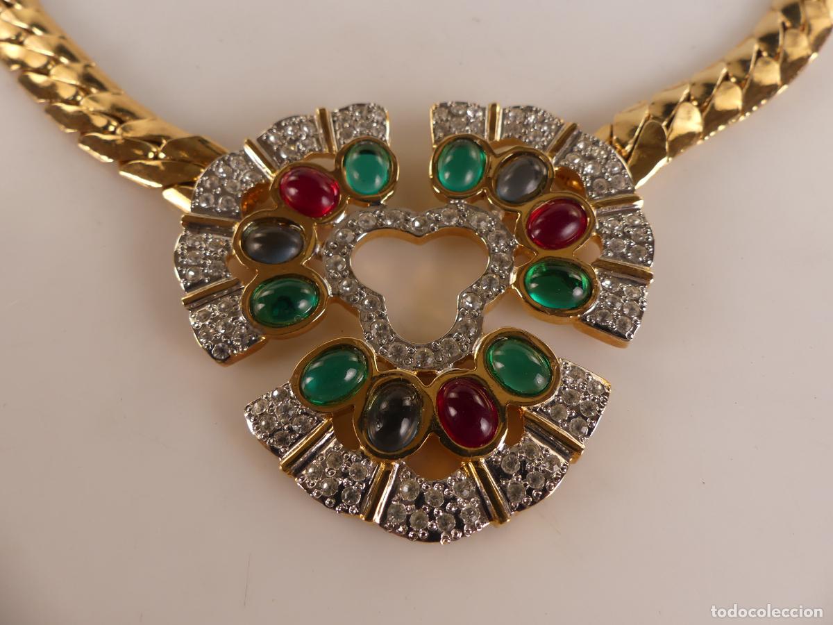 Joyeria: BONITO COLLAR DORADO Y PIEDRAS - Foto 3