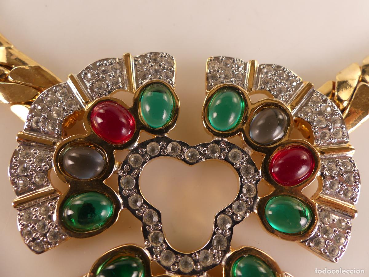 Joyeria: BONITO COLLAR DORADO Y PIEDRAS - Foto 4