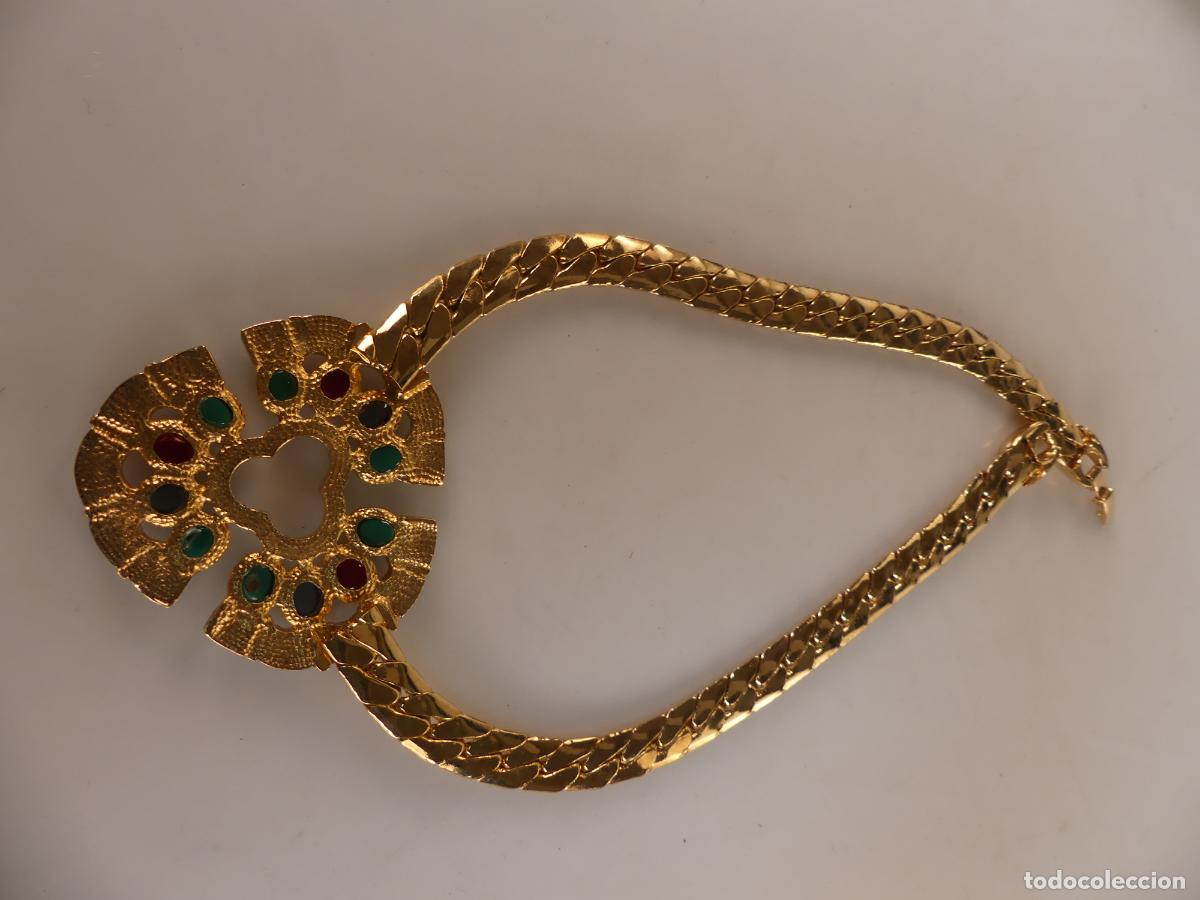 Joyeria: BONITO COLLAR DORADO Y PIEDRAS - Foto 6