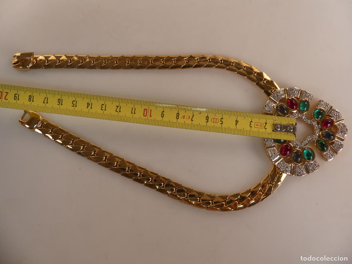 Joyeria: BONITO COLLAR DORADO Y PIEDRAS - Foto 9