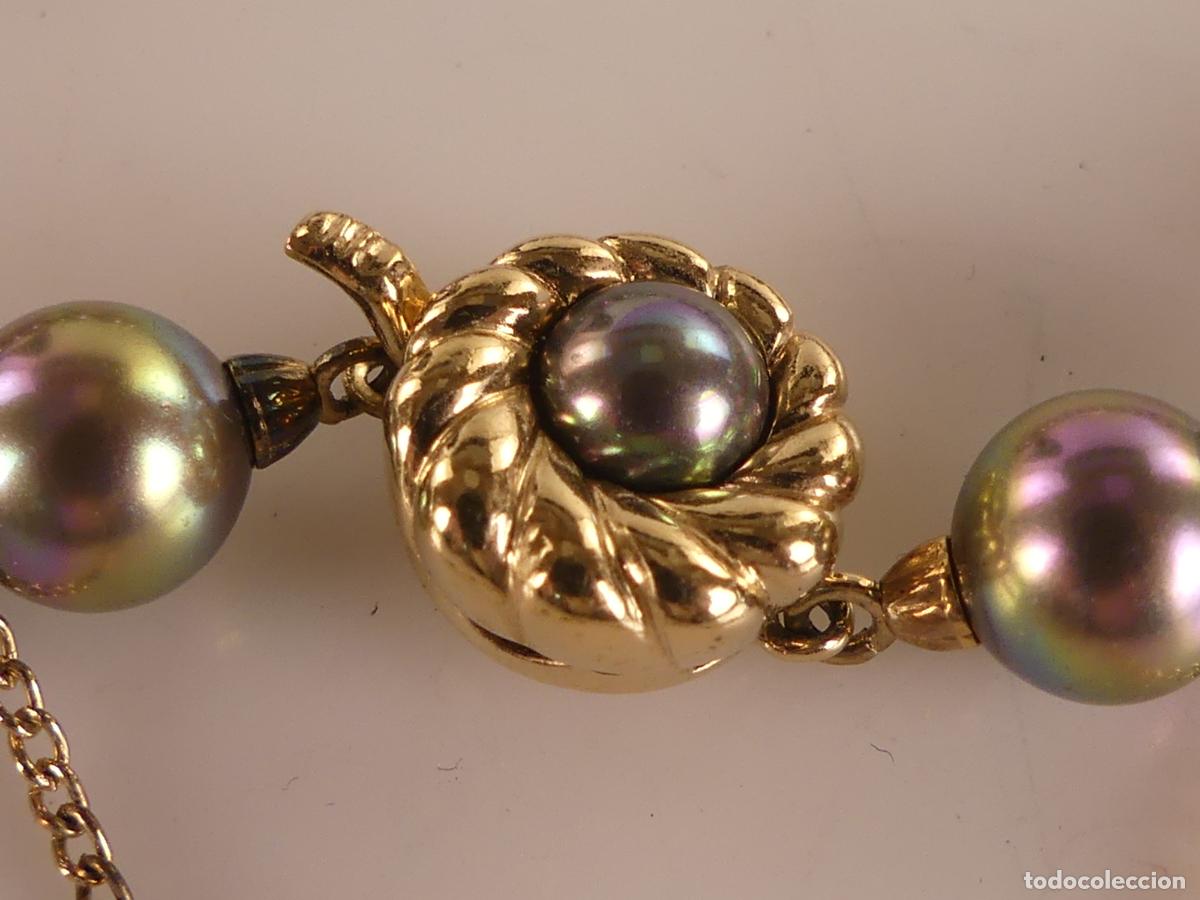 Joyeria: COLLAR DE PERLAS MAJORICA CON CIERRE DE PLATA - Foto 4
