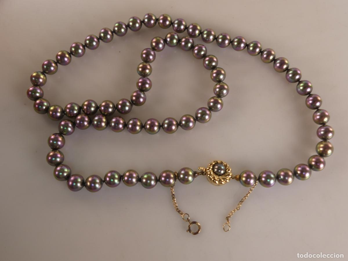Joaillerie: COLLAR DE PERLAS MAJORICA CON CIERRE DE PLATA