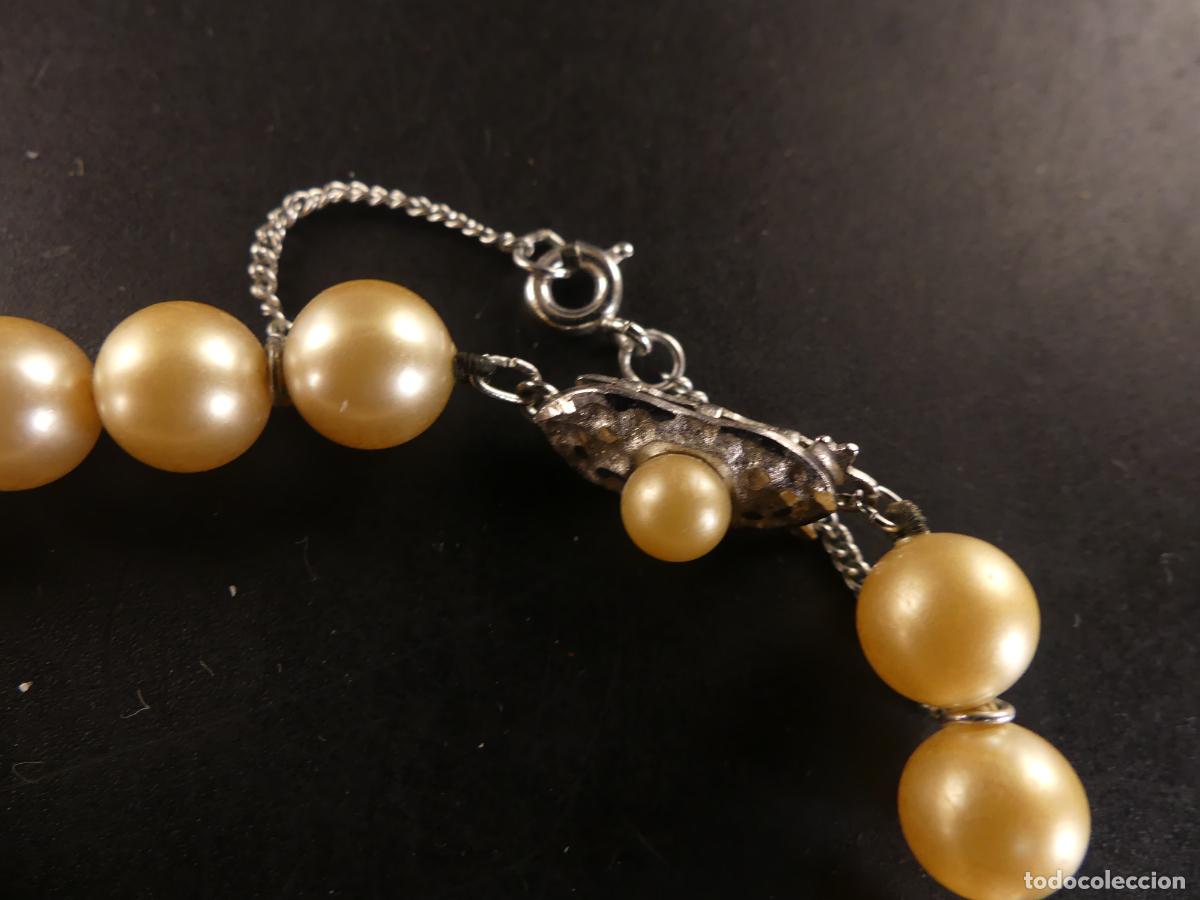 Joyeria: BONITO COLLAR DE PERLAS CIERRE DE PLATA - Foto 3