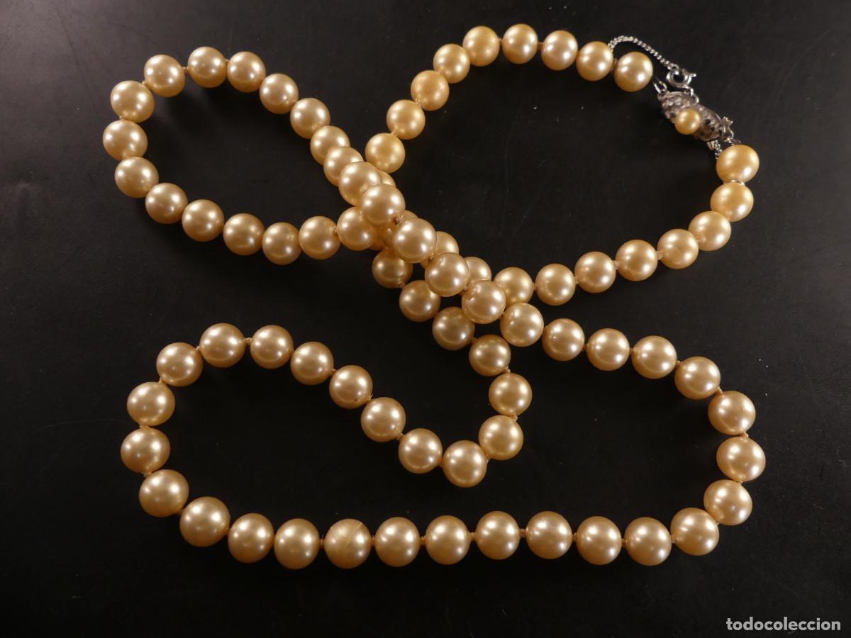 Joalharia: BONITO COLLAR DE PERLAS CIERRE DE PLATA