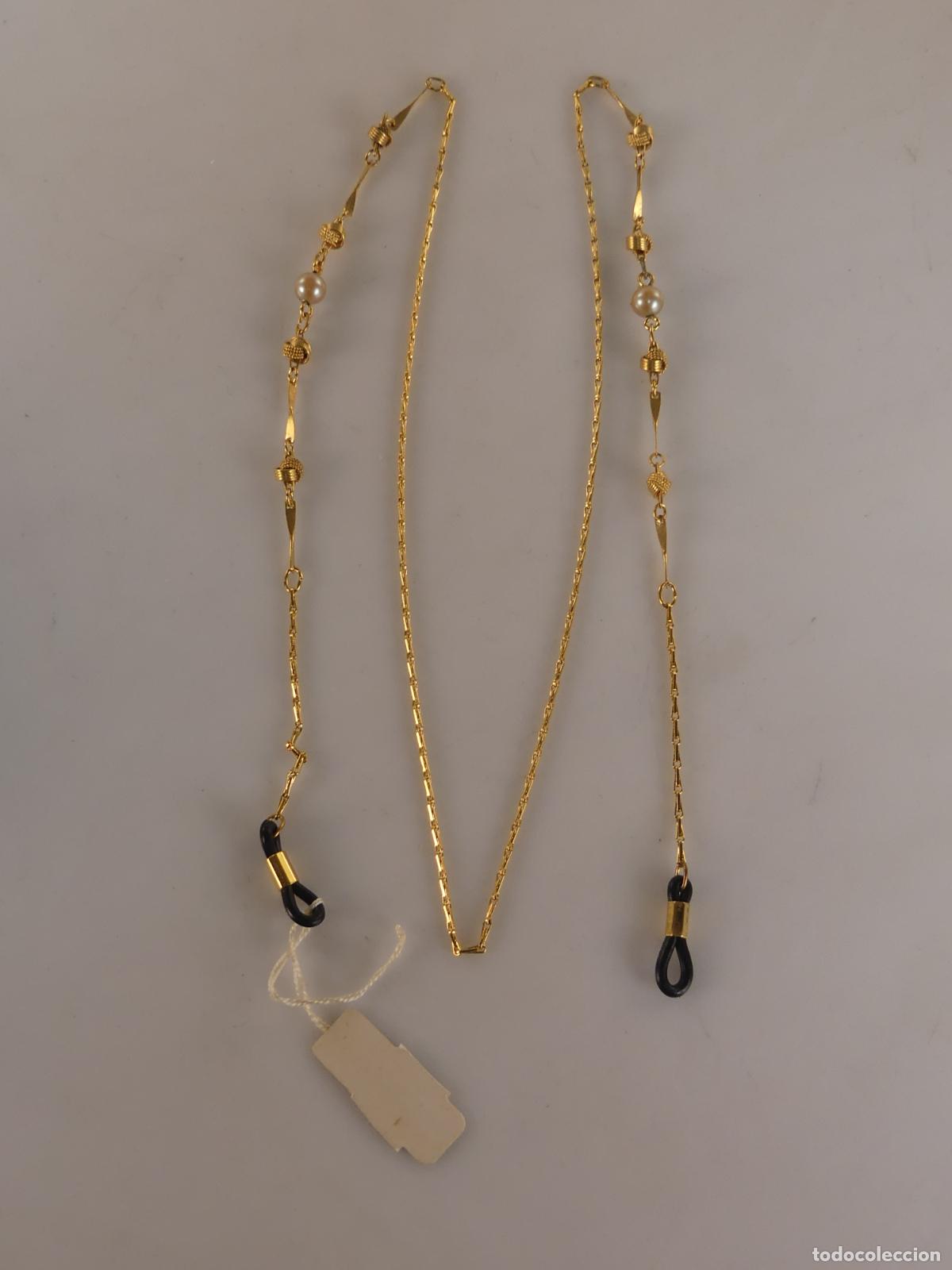 Joalharia: CADENA PARA GAFAS DORADO