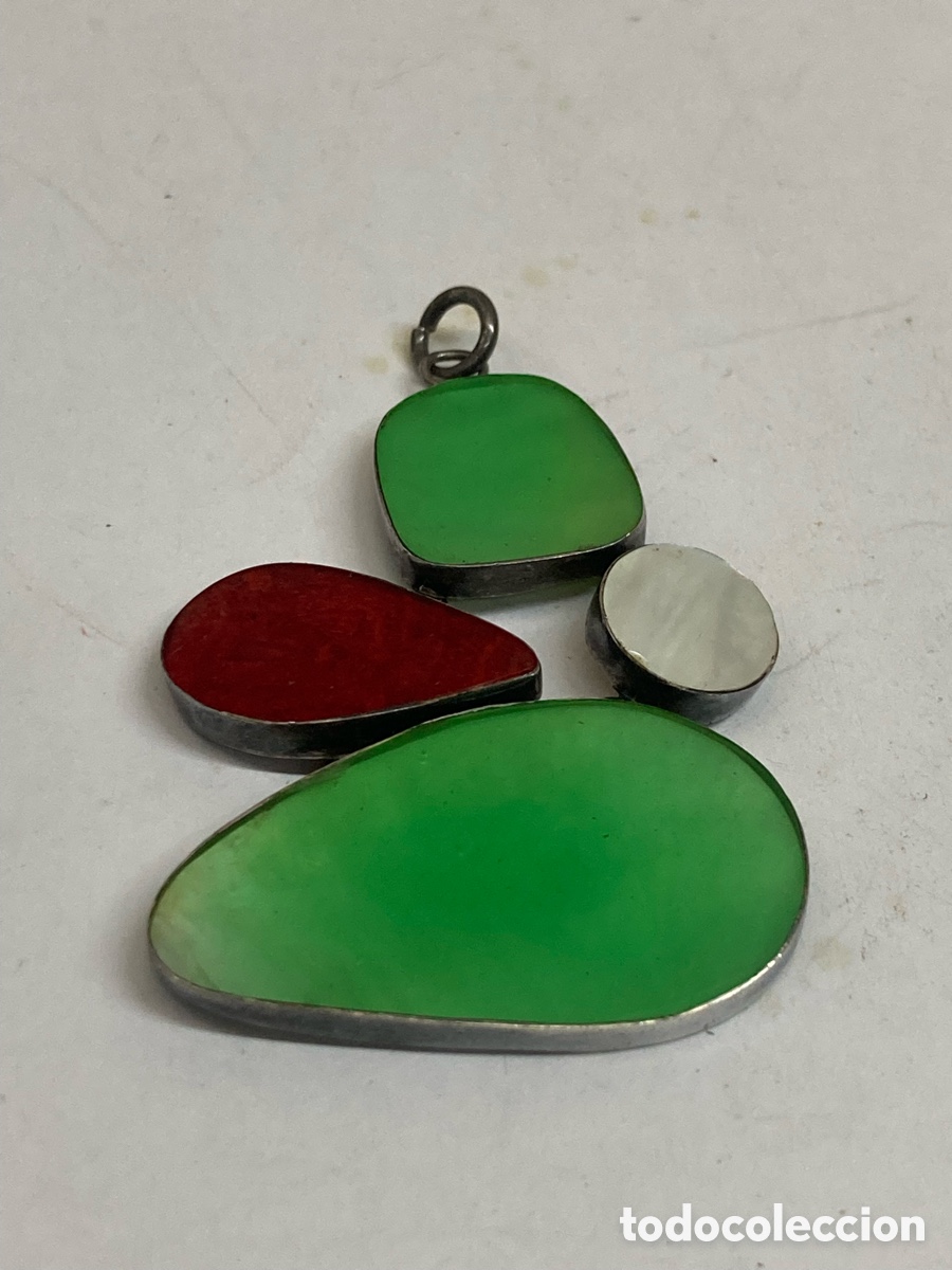 Joyeria: Colgante de plata n&aacute;car C644