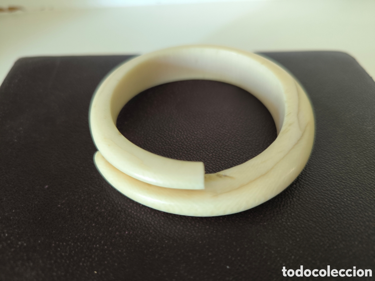 Joyeria: Antigua pulsera/brazalete marfil - Foto 2