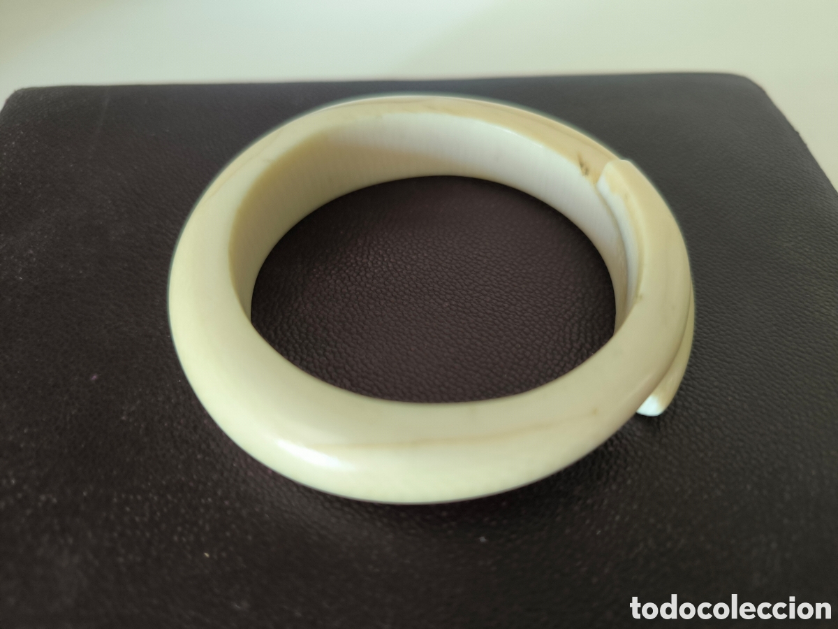 Joyeria: Antigua pulsera/brazalete marfil - Foto 3