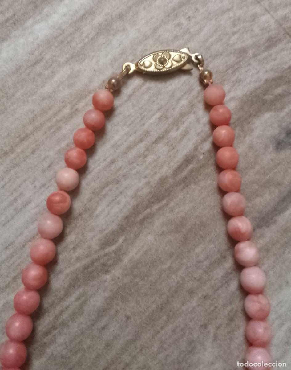Joyeria: COLLAR DE PIEDRAS COLOR ROSA