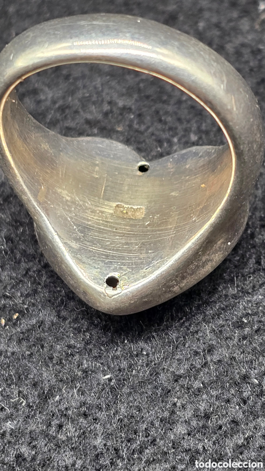 Joyeria: Anillo de coraz&oacute;n de plata - Foto 3