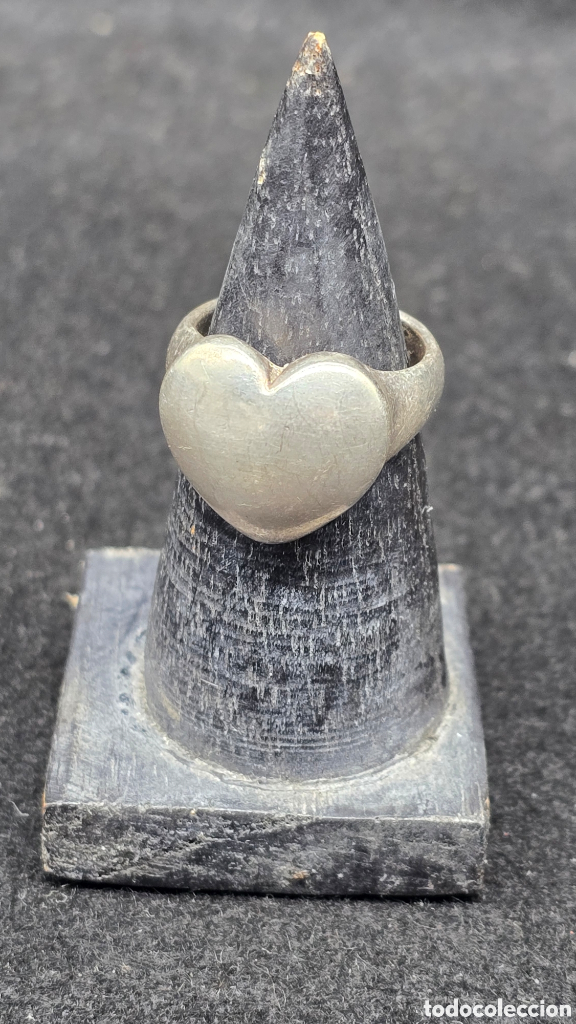 Schmuck: Anillo de coraz&oacute;n de plata