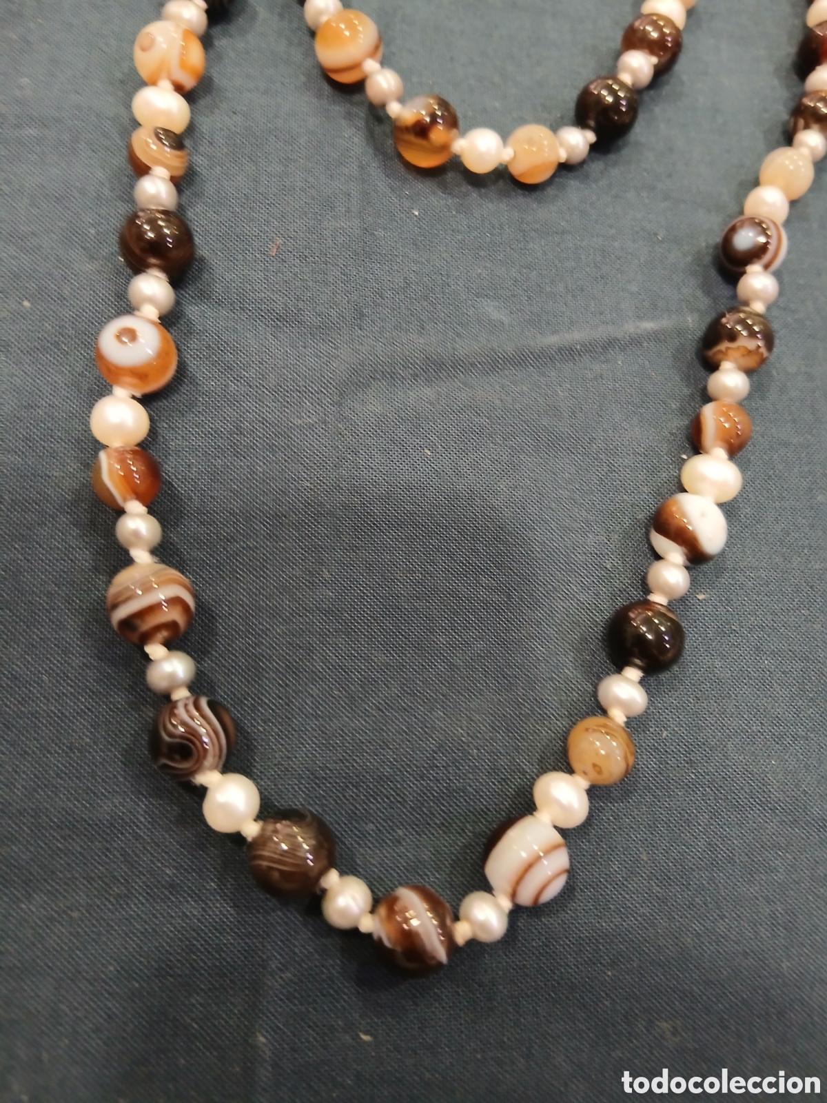 Joyeria: Collar con cuentas de Murano y perlas. (L134) - Foto 5