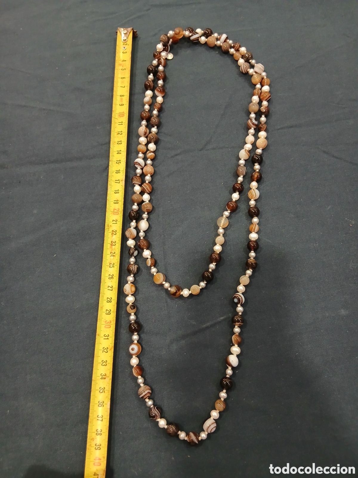 Joyeria: Collar con cuentas de Murano y perlas. (L134) - Foto 6