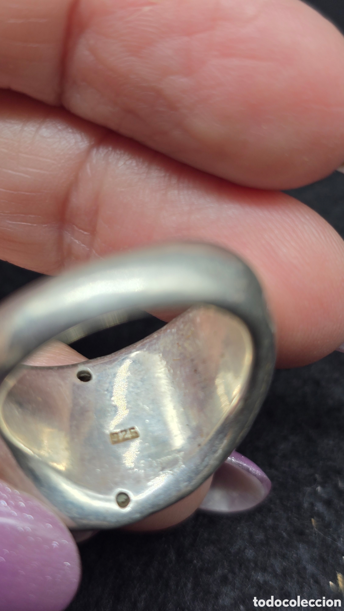 Joyeria: Anillo plata de ley contrastada - Foto 6