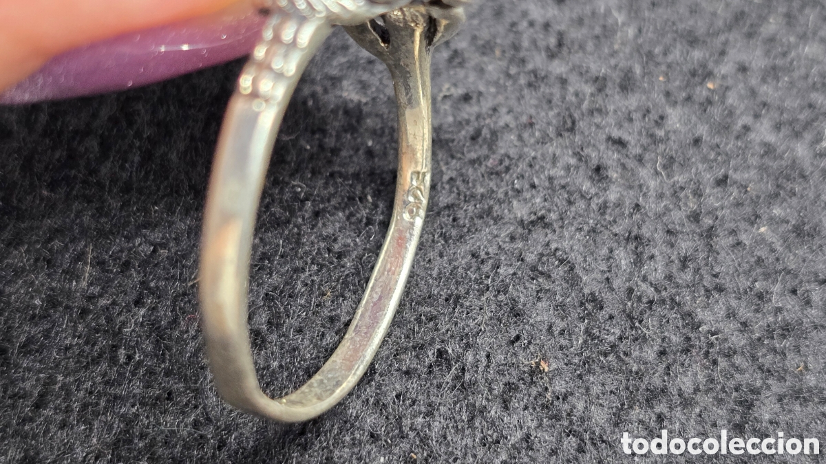 Joyeria: Anillo serpiente de plata de ley contrastada - Foto 4