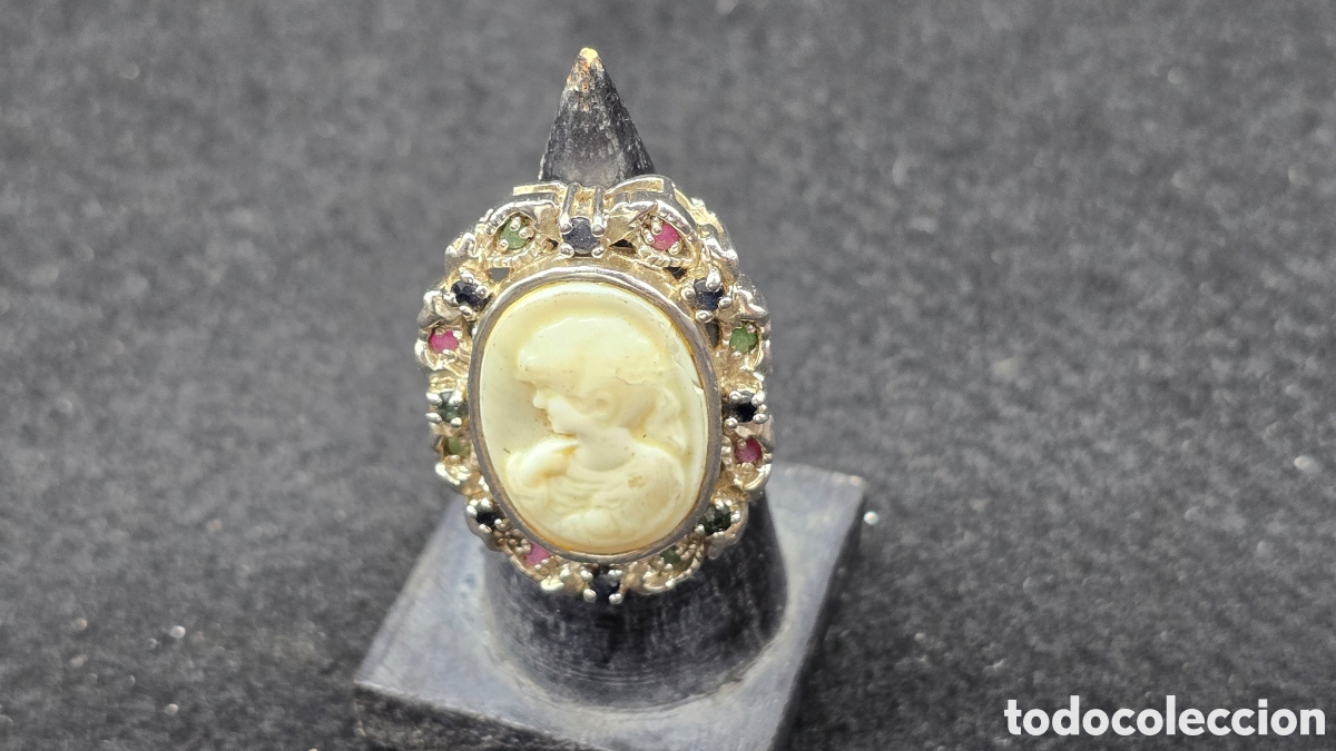 Joyeria: Precioso anillo plata de ley con camafeo - Foto 3