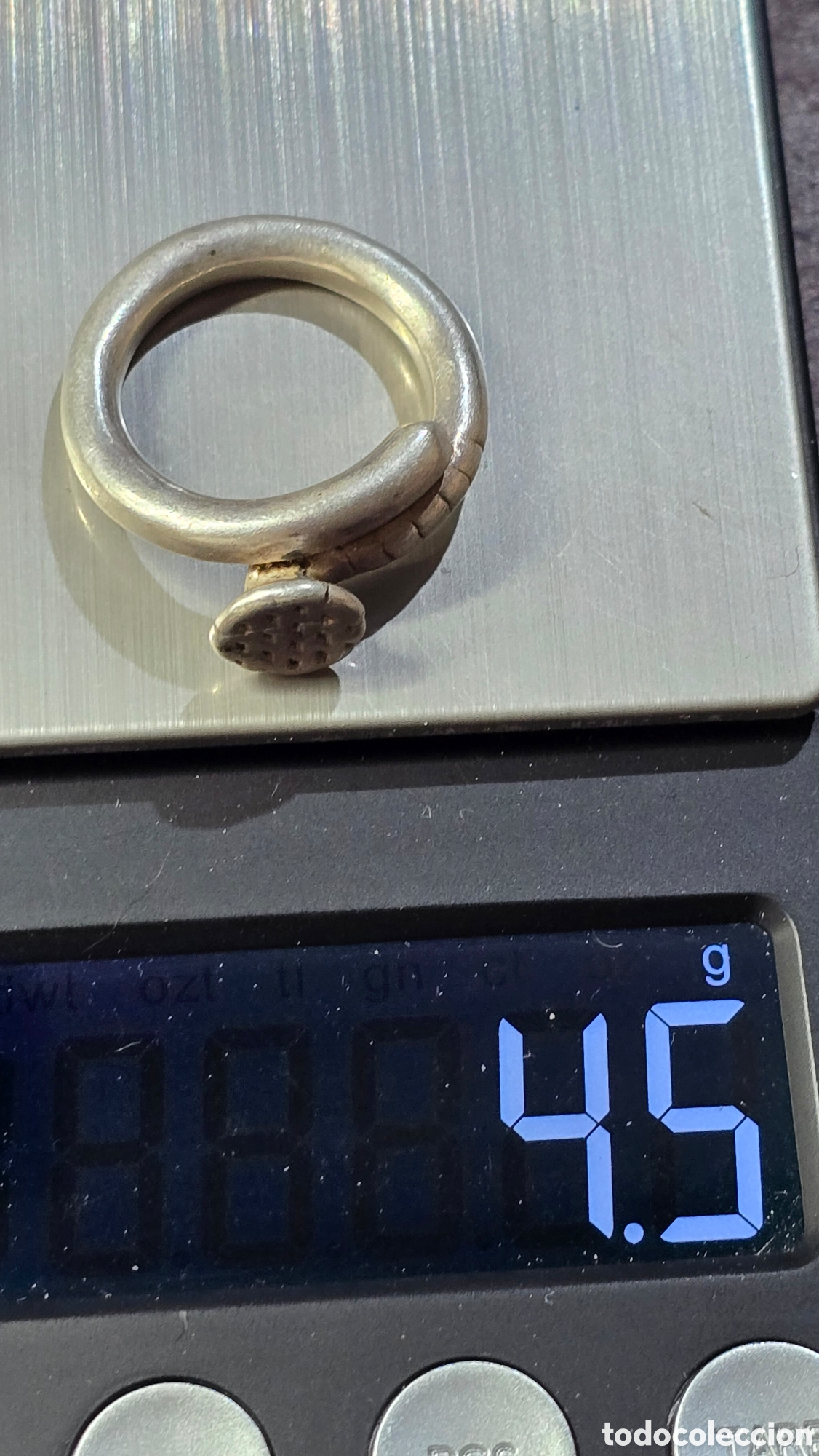 Joyeria: Anillo plata de ley contrastada - Foto 6