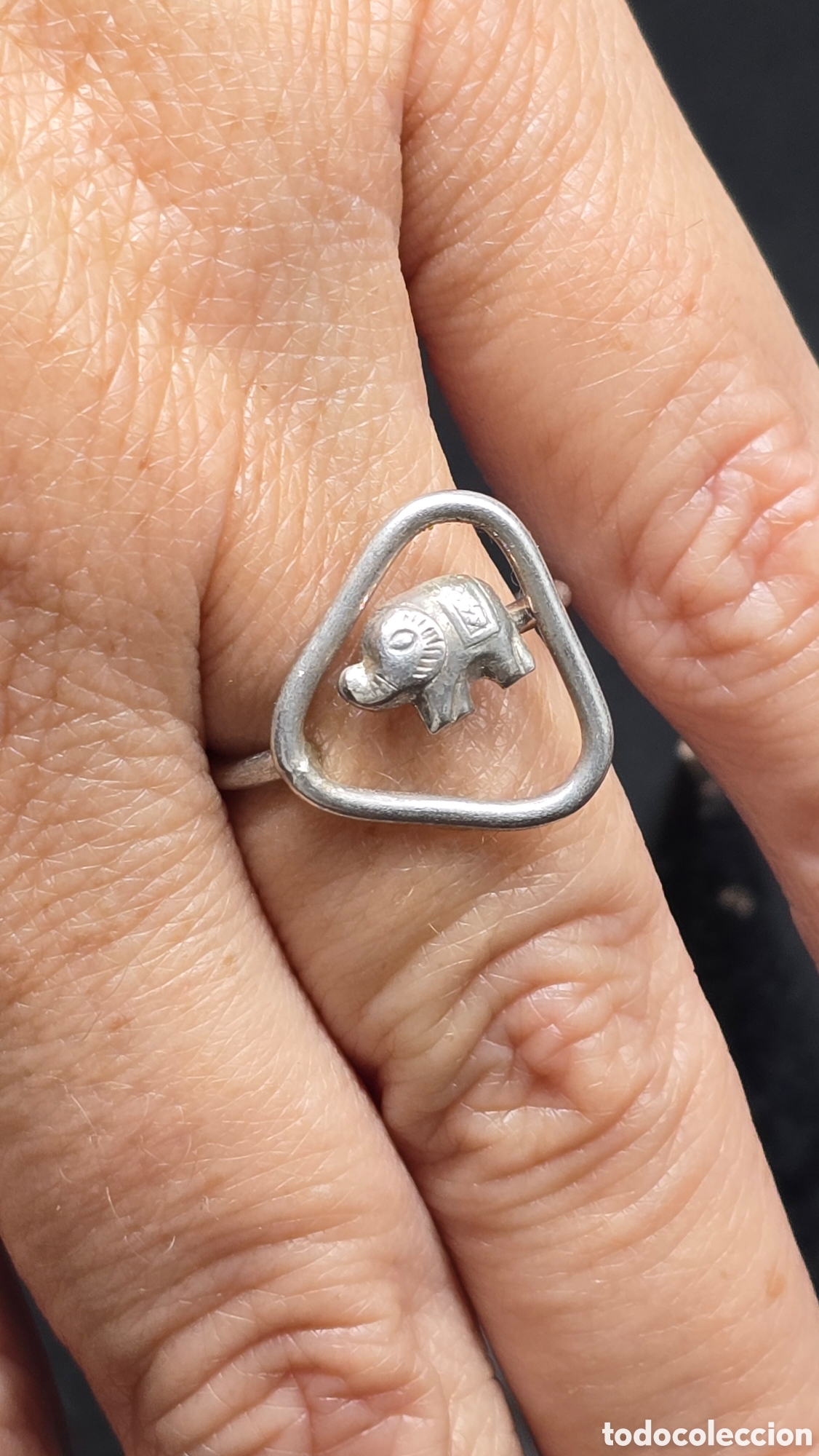 Joyeria: Anillo plata de ley contrastada de elefante - Foto 5