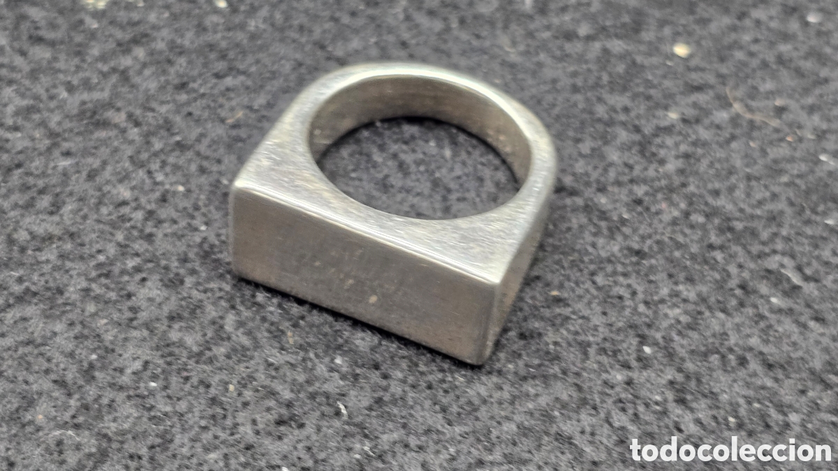 Joyeria: Anillo plata de ley contrastada rectangular - Foto 4