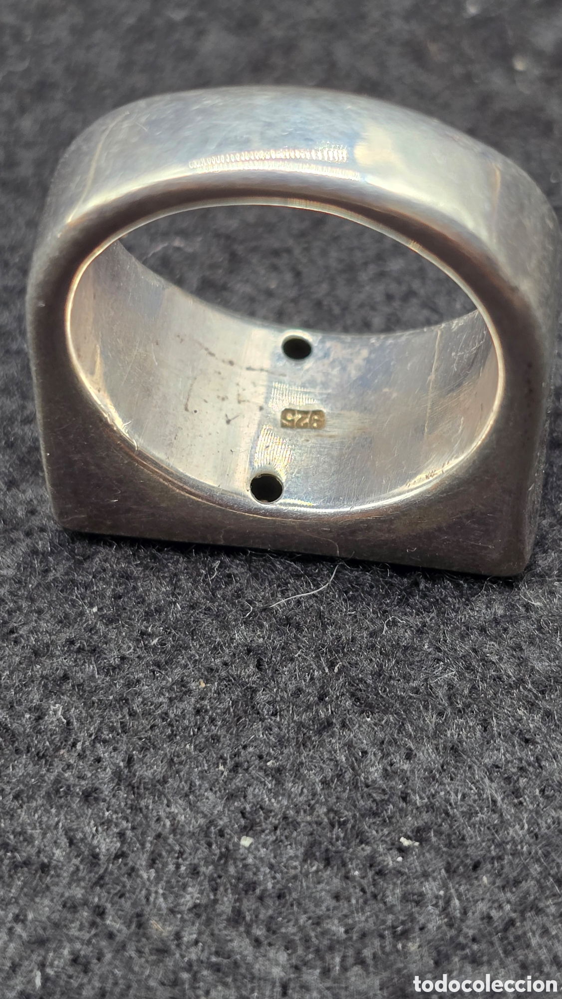 Joyeria: Anillo plata de ley contrastada rectangular - Foto 5