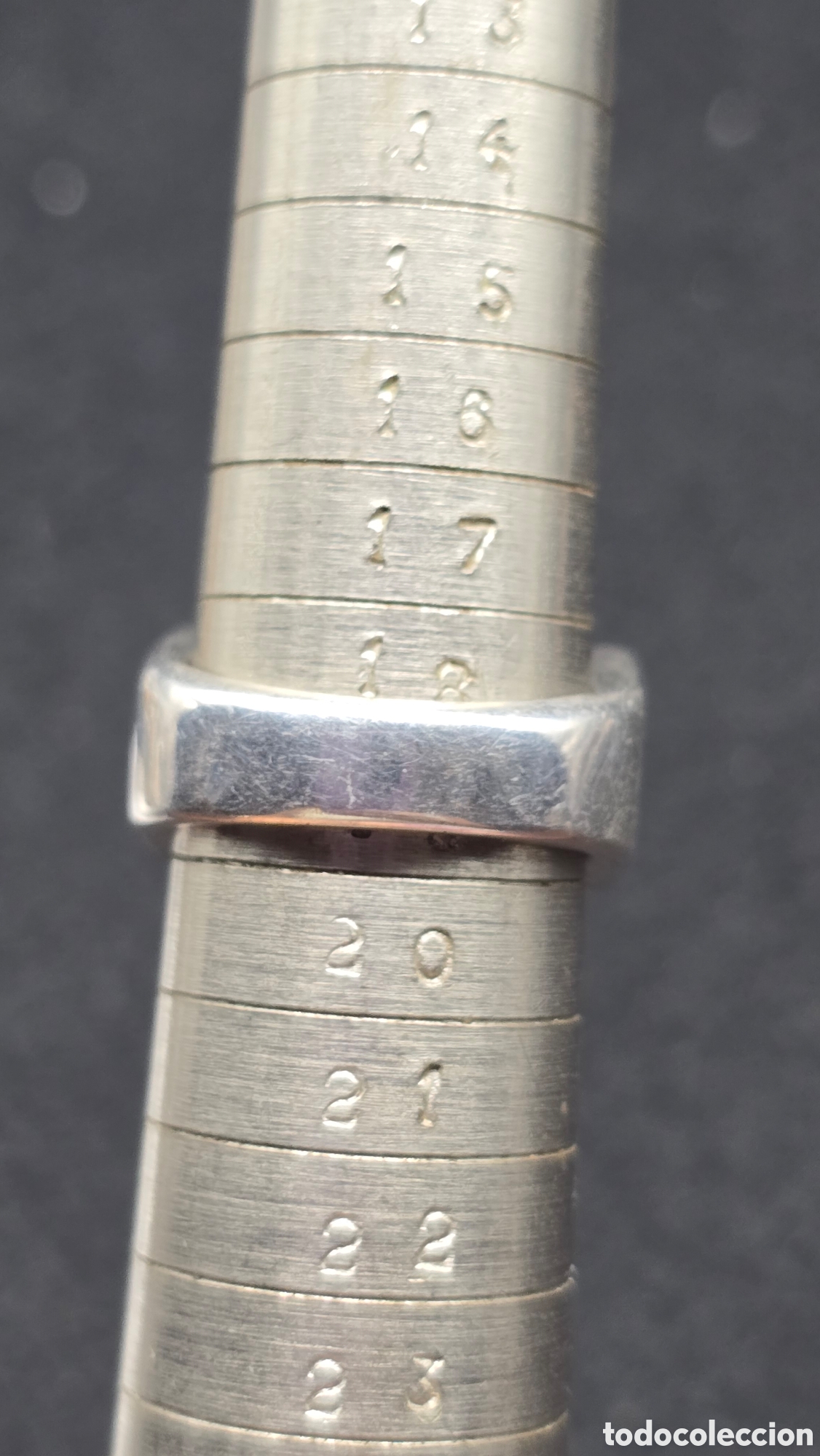 Joyeria: Anillo plata de ley contrastada rectangular - Foto 6