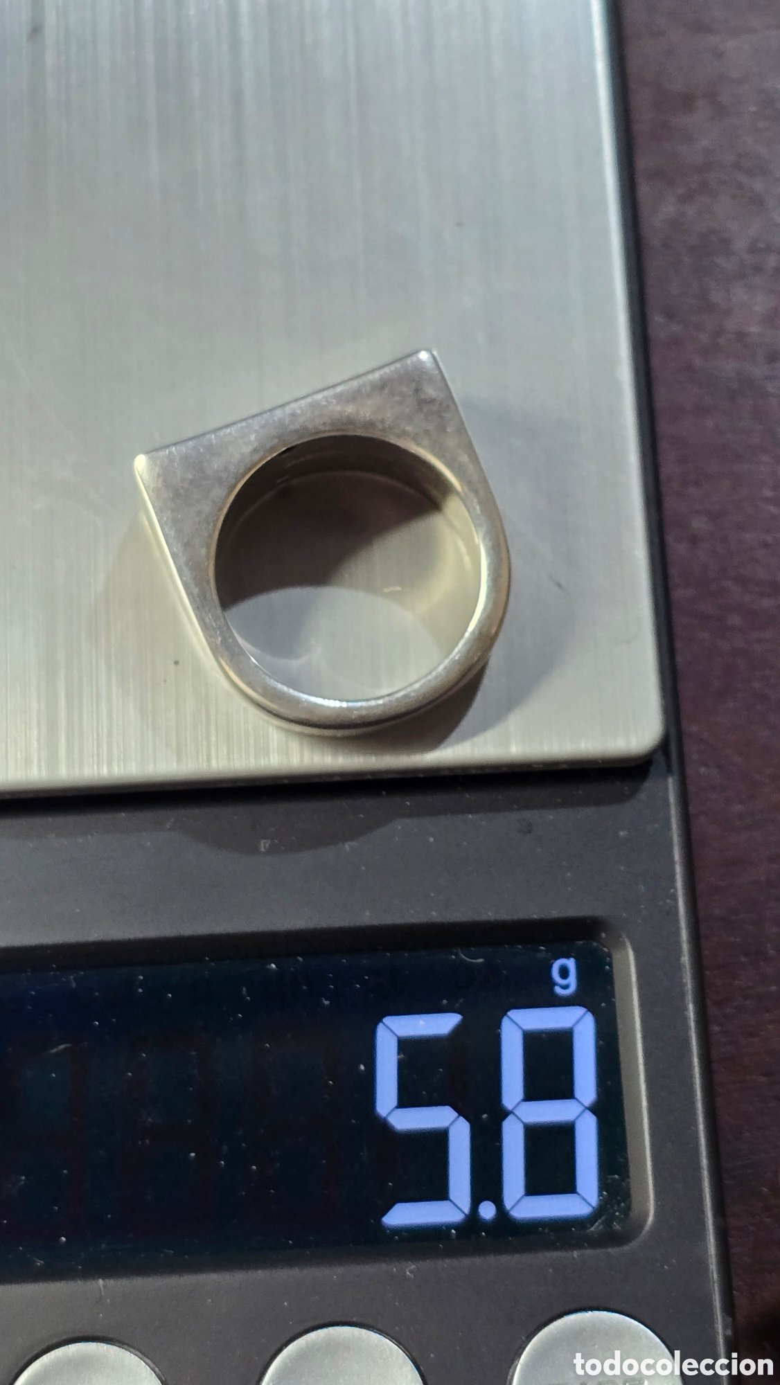 Joyeria: Anillo plata de ley contrastada rectangular - Foto 7