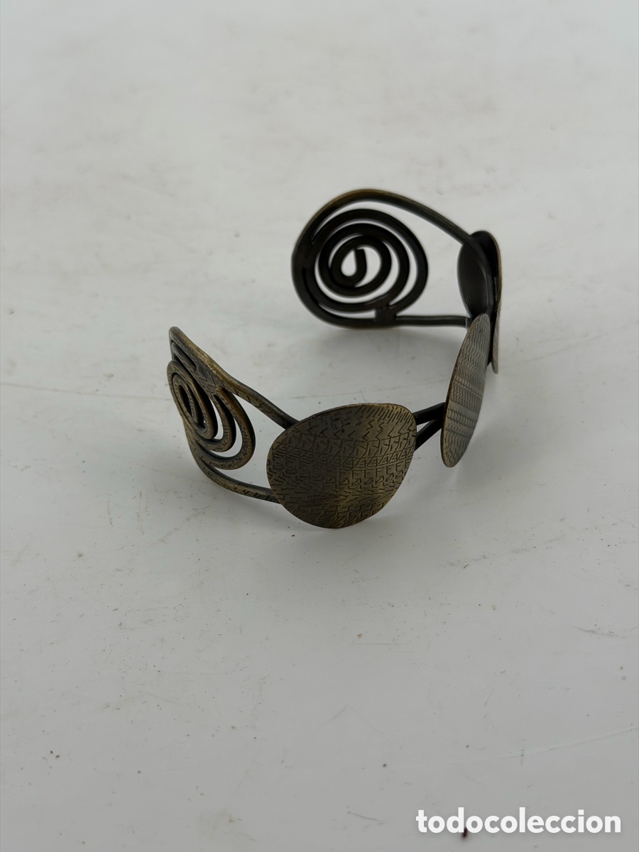 Joyeria: Antigua Pulsera de Lat&oacute;n - Foto 4
